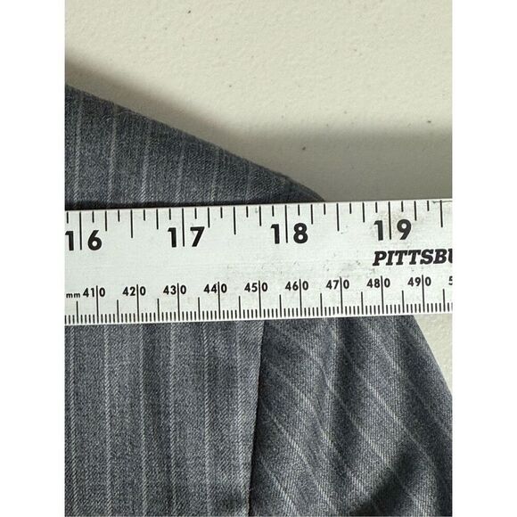 Brooks Brothers 346 Fitzgerald Fit Two Button Wool Blazer Jacket 40L Grey - Picture 11 of 14